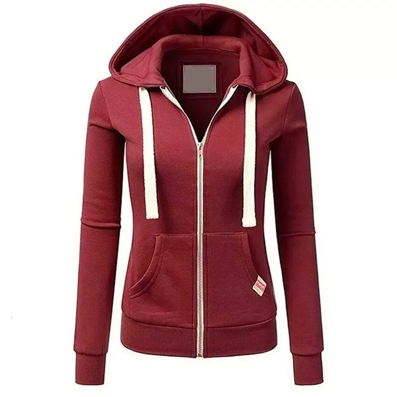 2026 Spring Autumn Womens hoodie Sweatshirt Casual Cardigan Zipper Hoodie Fashion Outdoor Jogging 260127