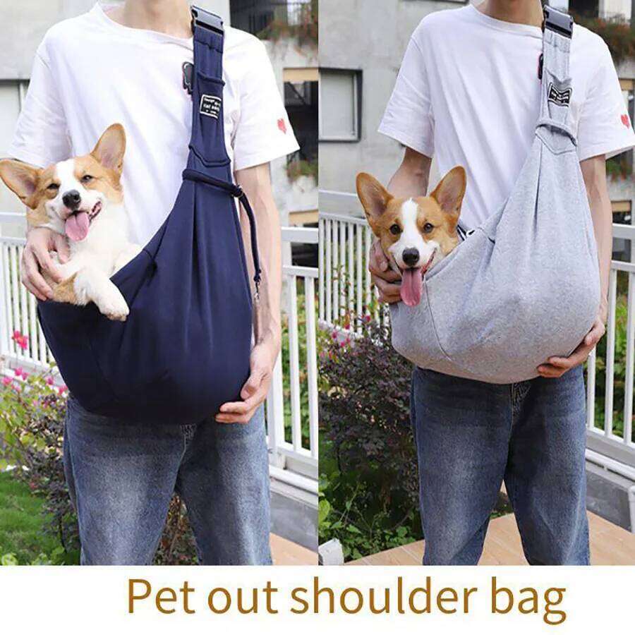 1 single outdoor with adjustable shoulder strap, portable pet bag suitable for pets under 6.5kg 26H0130