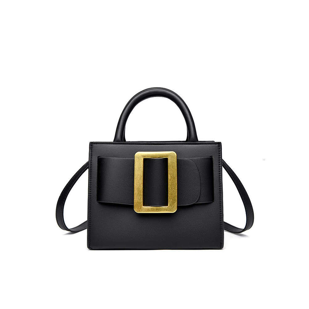 Totebag Shoulder ROSE NOIRE High Quality Niche New Large Buckle Bow Chain End Handheld Small Square Elegant Crossbody Bag