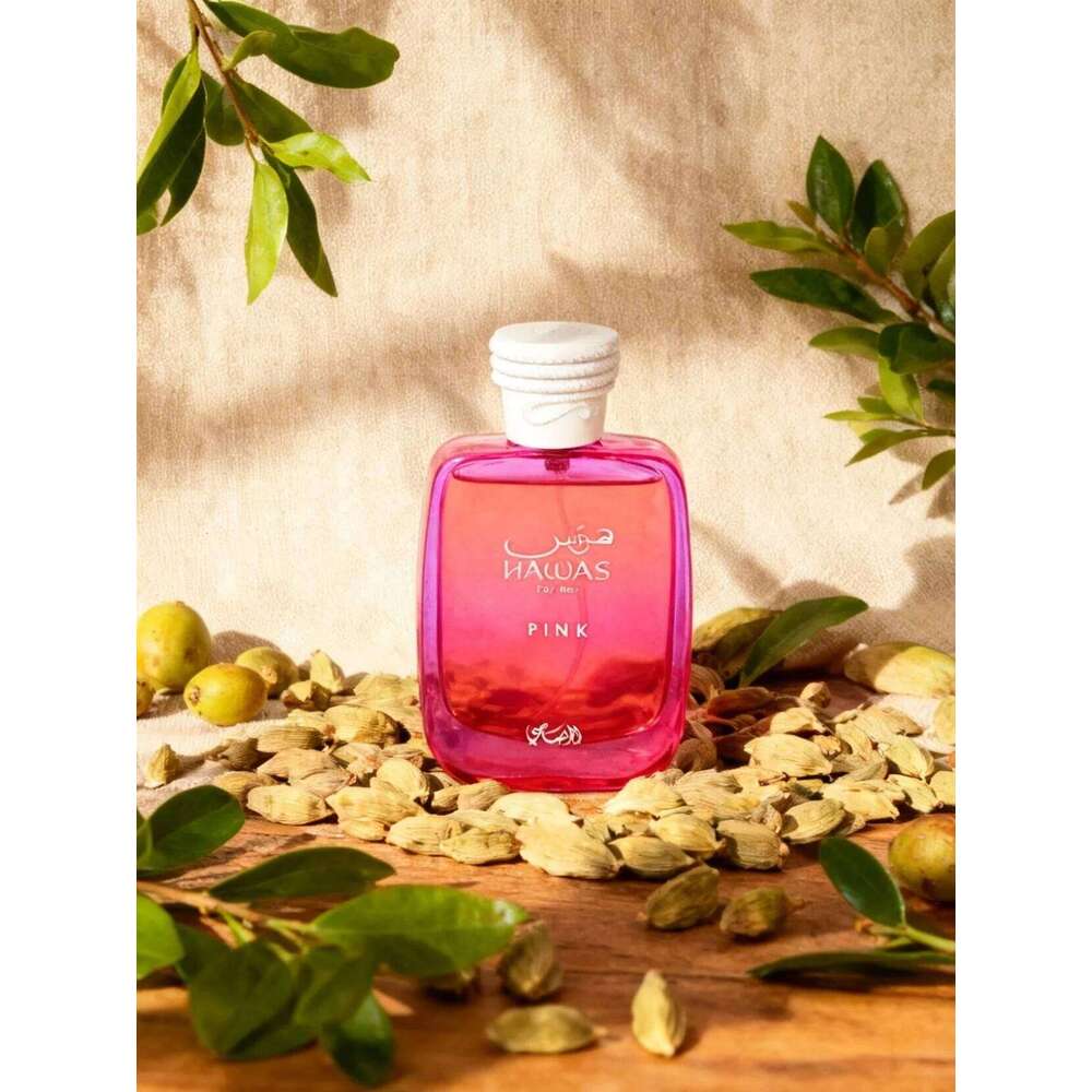 RASASI Hawas Pink For Her Eau de Parfum Spray 100ml 3.4 oz ,Floral Fruity Perfume for Women, Vanilla, Cotton Candy & Marshmall H260130