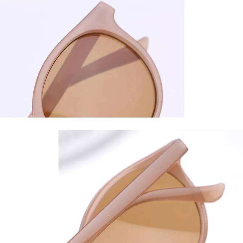 Korean Style Children Sunglasses Trendy Round Frame Kids Glasses Tinted Lens Fashion Personality UV400 Small Sun Shades H260130