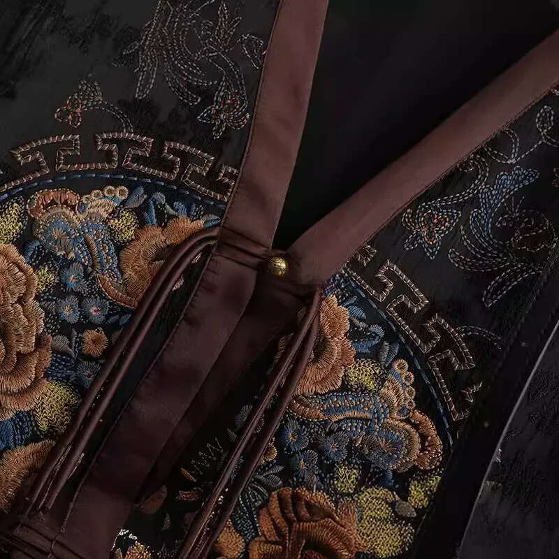 elegant leisure lace patchwork chinese ethnic style literature art zen vest temperament vintage women s daily singlet