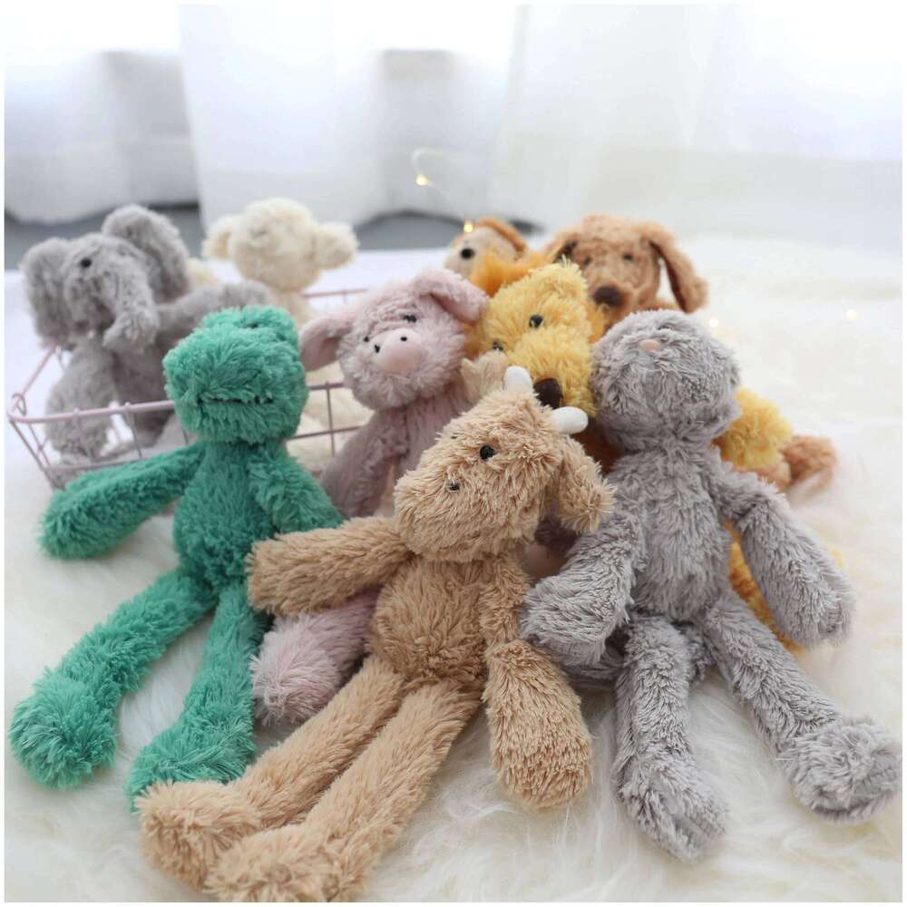 25cm Mini Animal Elephant Lion Dog Sheep Monkey Plush Toys for Girls Boys Children Baby Birthday Christmas Gift Y260128