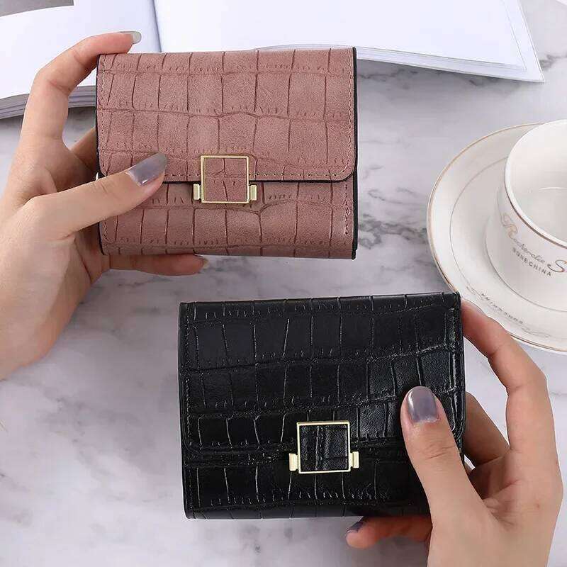 Mini Clutch Girl Money Bag Holder Ladies Small New Women's Leather Wallet with Multiple Card Slots Z260130