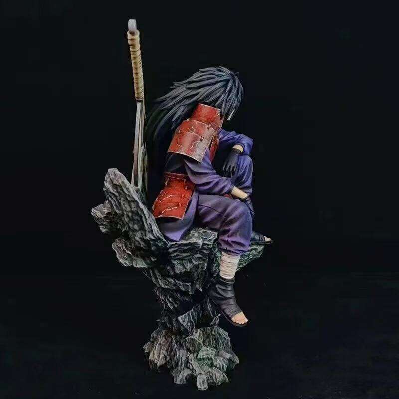 28cm Anime Action Gk Uchiha Madara Figures Pvc Collection Model Peripheral Toys Desktop Decoration Toy For Kids Gifts Y260128