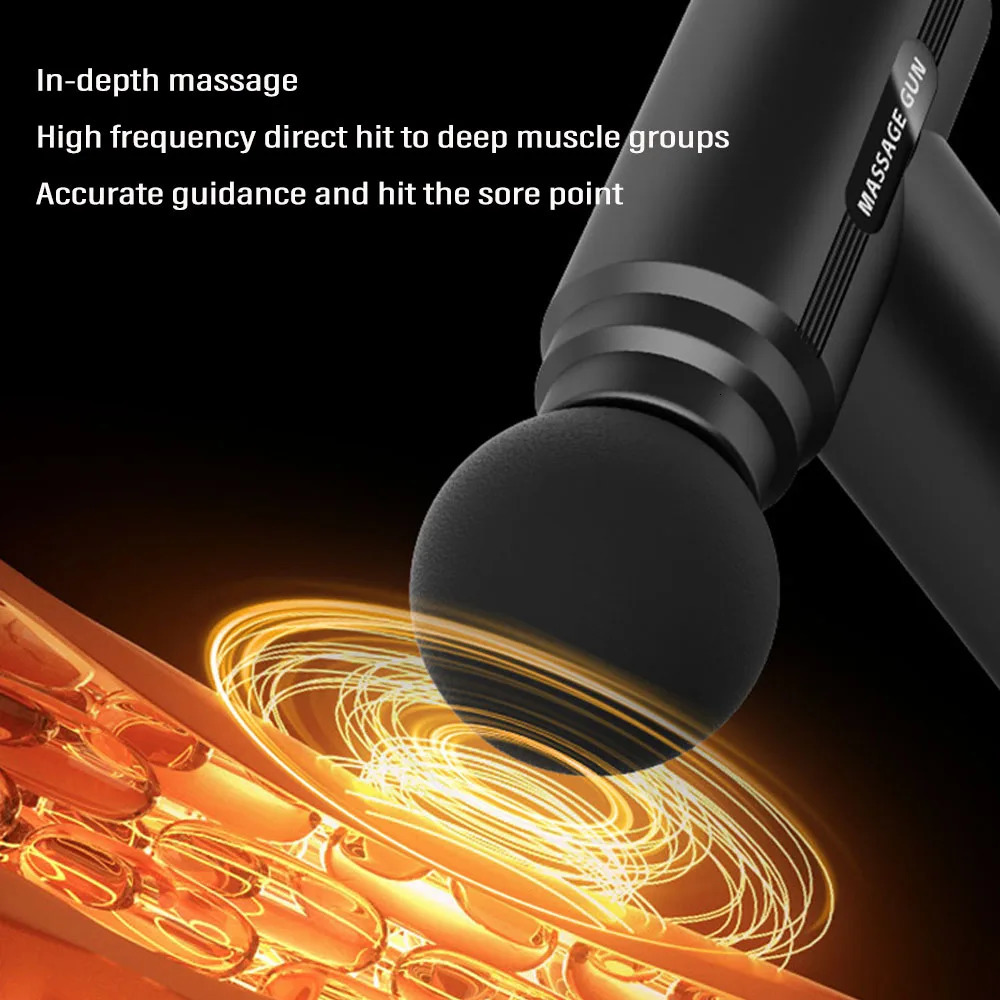 Mini Massage Gun Fascia Machine Muscle Relaxation USB Vibrating Gun Rod Massage Fitness Equipment Neck Grab Fascia Gun 260126