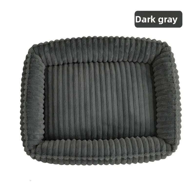 EFF Rectangle Plush Winter Warm Mat Small Medium Big Pet Dog Bed Kennel Puppy Sofacama Cat Cushion Pets Sofa Accessories 26W01130