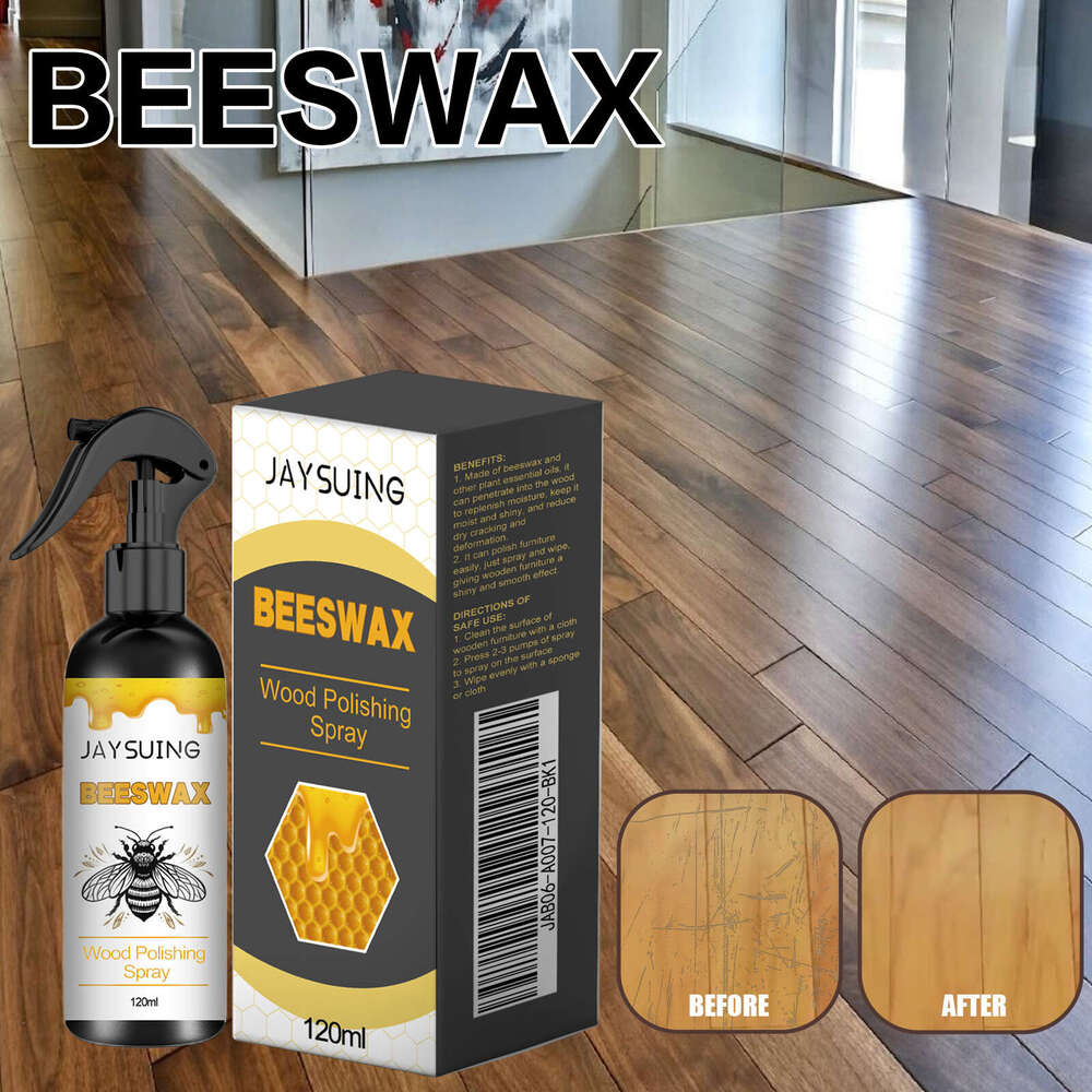 Jaysuing Beeswax Wood Furniture Floor Polishing Scratch Renovation Care Spray S260130