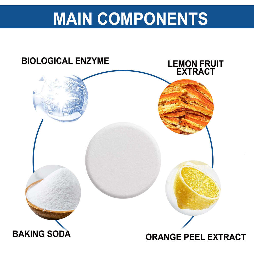 Jaysuing Box Heavy Oil Stain Cleaning Effervescent Tablets Kitchen Range Hood Stove S260130