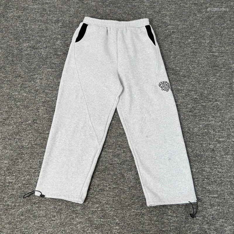 Men's Pants Autumn Sweatpants Men Loose Casual Embroidery Letter Cuffed Hip-hop Style High Street Sportswear