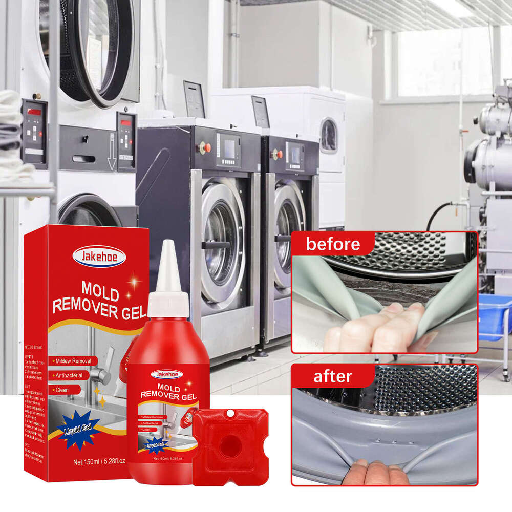 Jakehoe Gel Multi-Purpose Mildew Remover for Wall Tiles, Gap, Refrigerator, Washing Machine Gasket Cleaner S260130