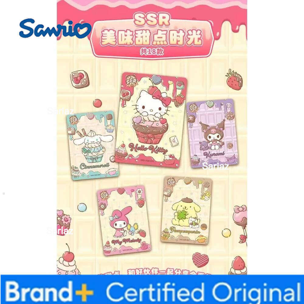 Sanrio Classic Japanese IP Collection Beloved Celebrity Family Members Pure Time Hand Drawn Rare Hidden Cards Boy Girl Toy Gift H260130