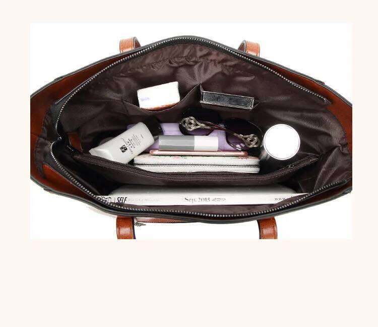 Messenger Bags for women 2024 Large Size Casual Tote handbags Solid Leather Handbag Famous Brand Shoulder Bag sac Bolsa Feminina Z260130