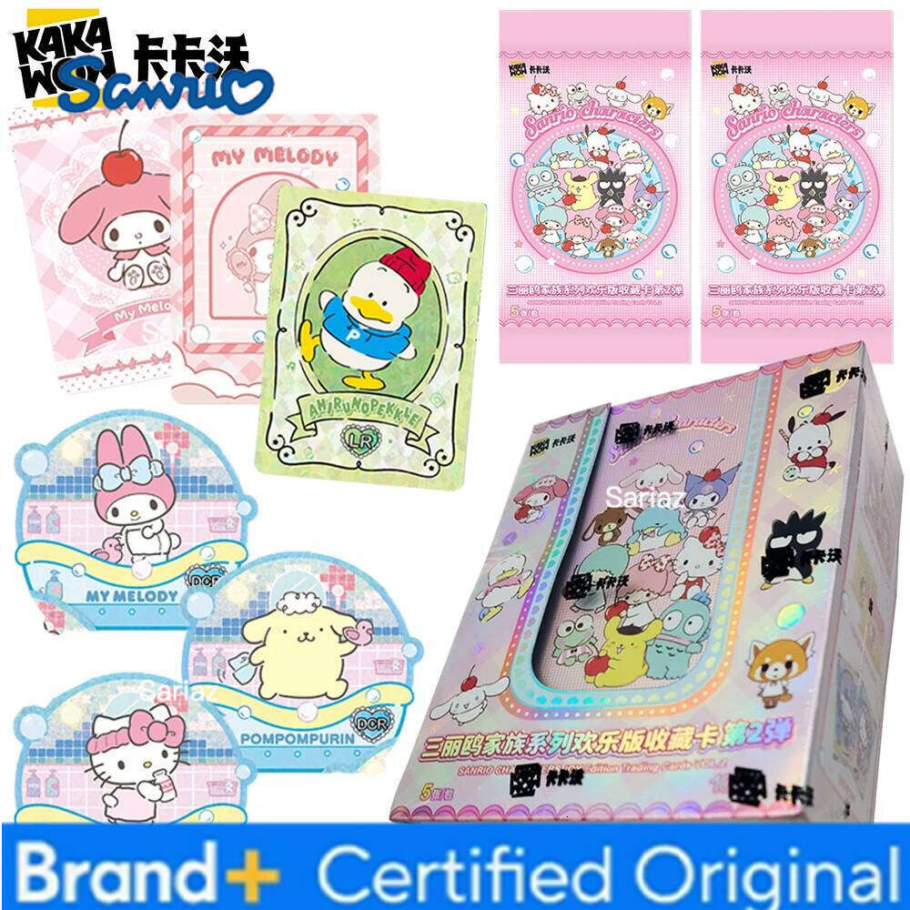 Sanrio New Genuine Kakawow Character for Children's Birthday Surprise Gift Japanese Cartoon Star Limited Card Toy H260130