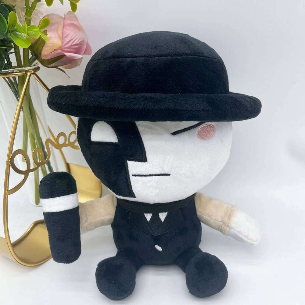 25cm New Die of Death Artful Plushie Anime Figures Cartoon Plushies Stuffed Doll Peripherials Decoration Kid Toy Birthdays Gifts Y260128