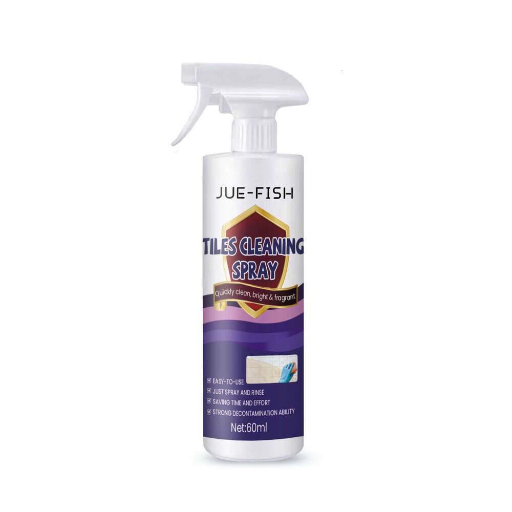 Jue-Fish Kitchen Bathroom Wall Floor Tile Stain Removal Cleaning Spray S260130