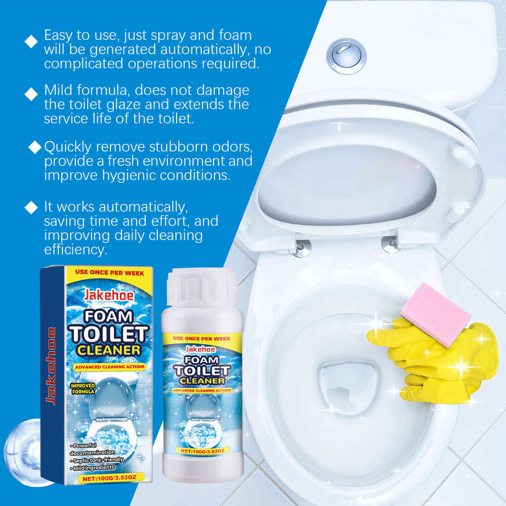 JAKEHOE Foam Cleaner Urine Stain Remover Deodorizer Toilet Cleaning Agent S260130