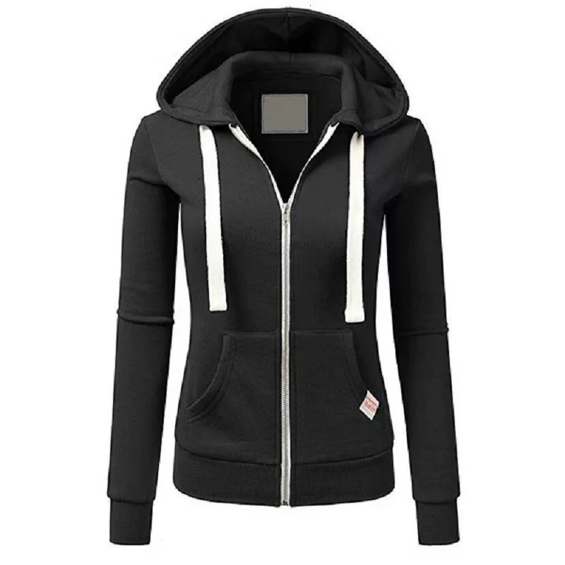 2026 Spring Autumn Womens hoodie Sweatshirt Casual Cardigan Zipper Hoodie Fashion Outdoor Jogging 260127