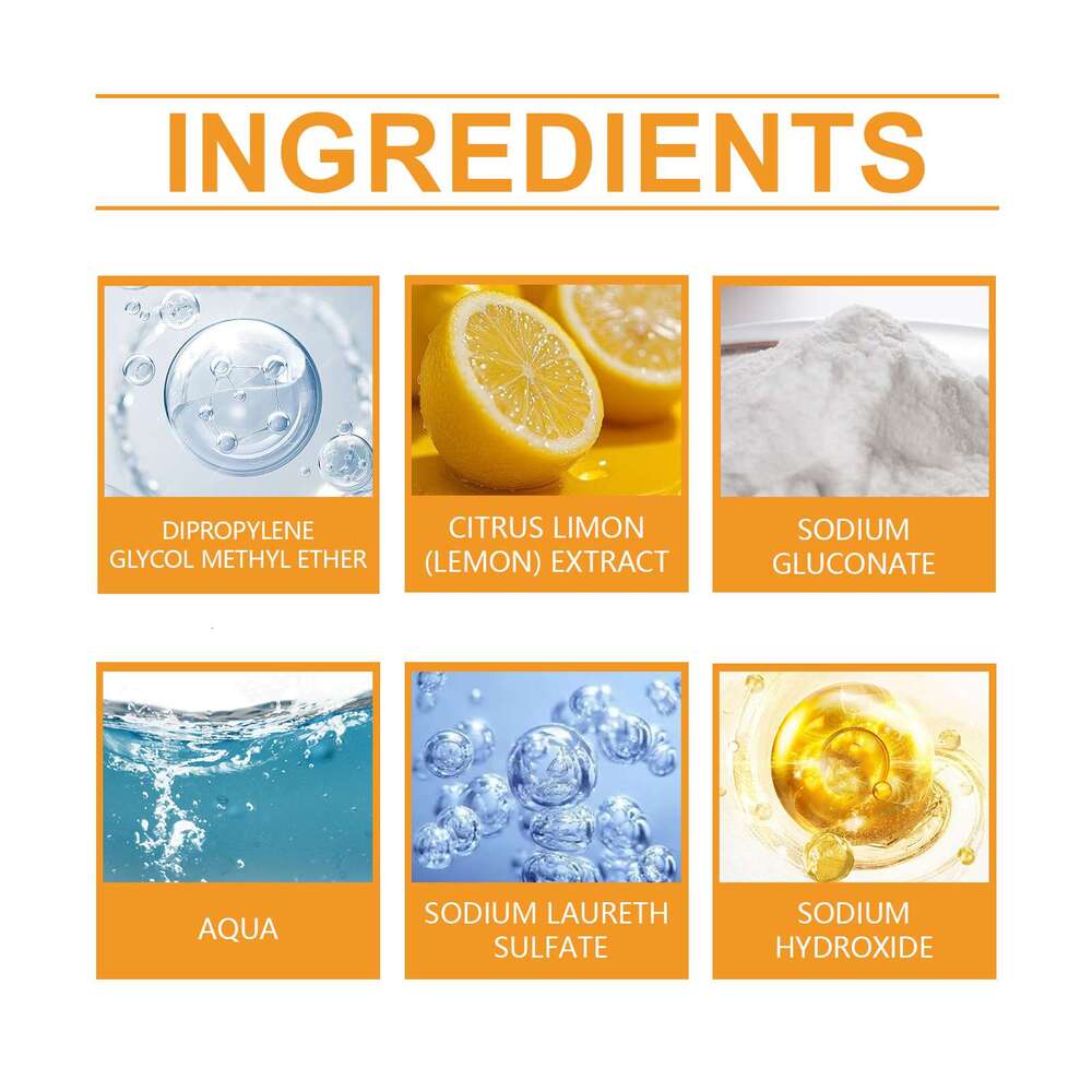 jakehoe Grease Cleaner Kitchen Range Hood Stove Sink Stain Dirt Oil Remover S260130