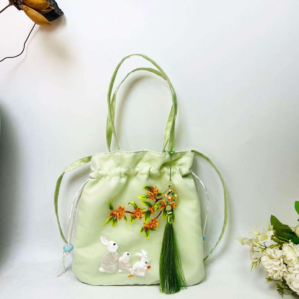 Embroidery National Hanfu Matching Handbag Ancient Style Crossbody Casual Versatile Artistic Small Bag MASA