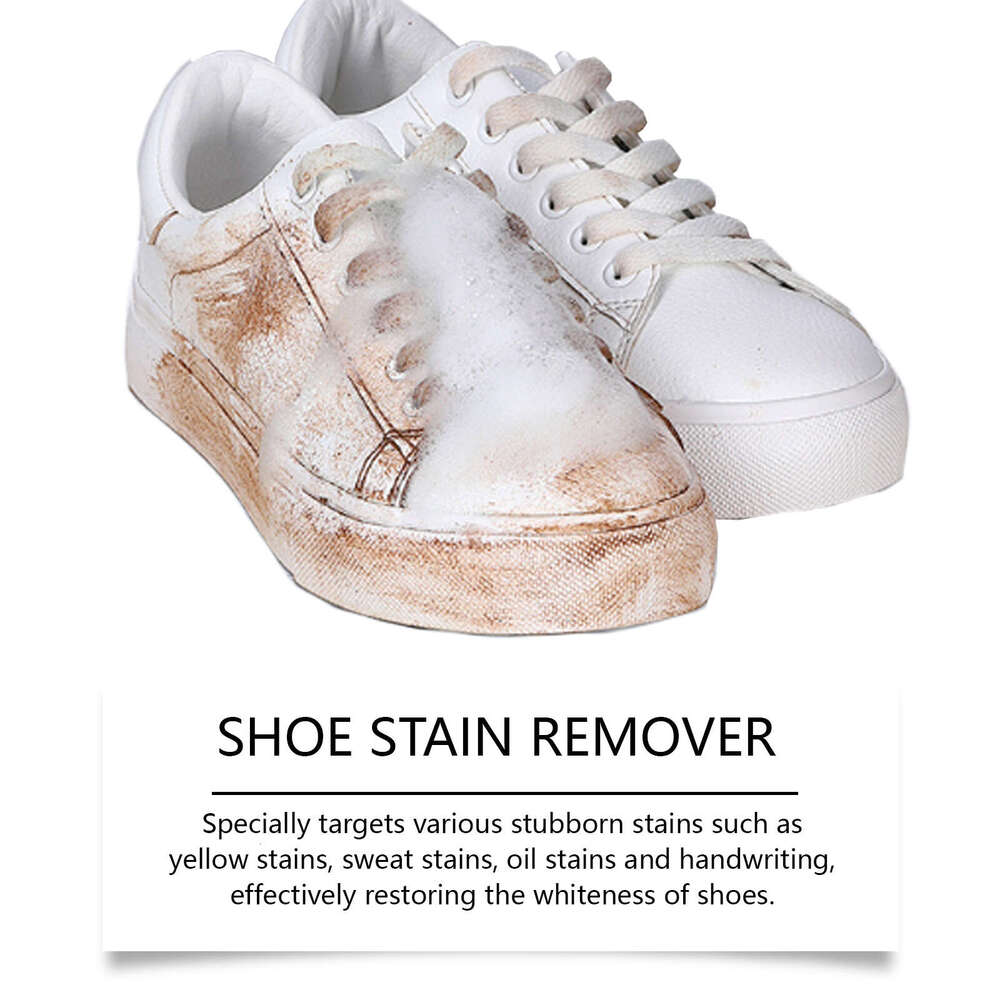 Jakehoe Stain Removal Foam Spray for Sneakers and Sports Shoes, Cleans Shoe Surface Stains, Brightens Yellowed Edges S260130