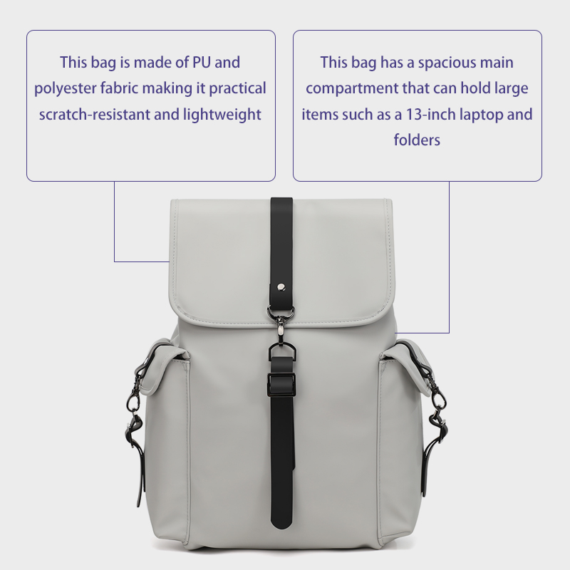 Sewafox Unisex Travel Backpack Casual Commuter Laptop Bag Waterproof Schoolbag for College Students