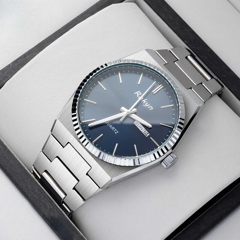 New Waterproof Men's Business Casual Luminous Dual Calendar Quartz Watch