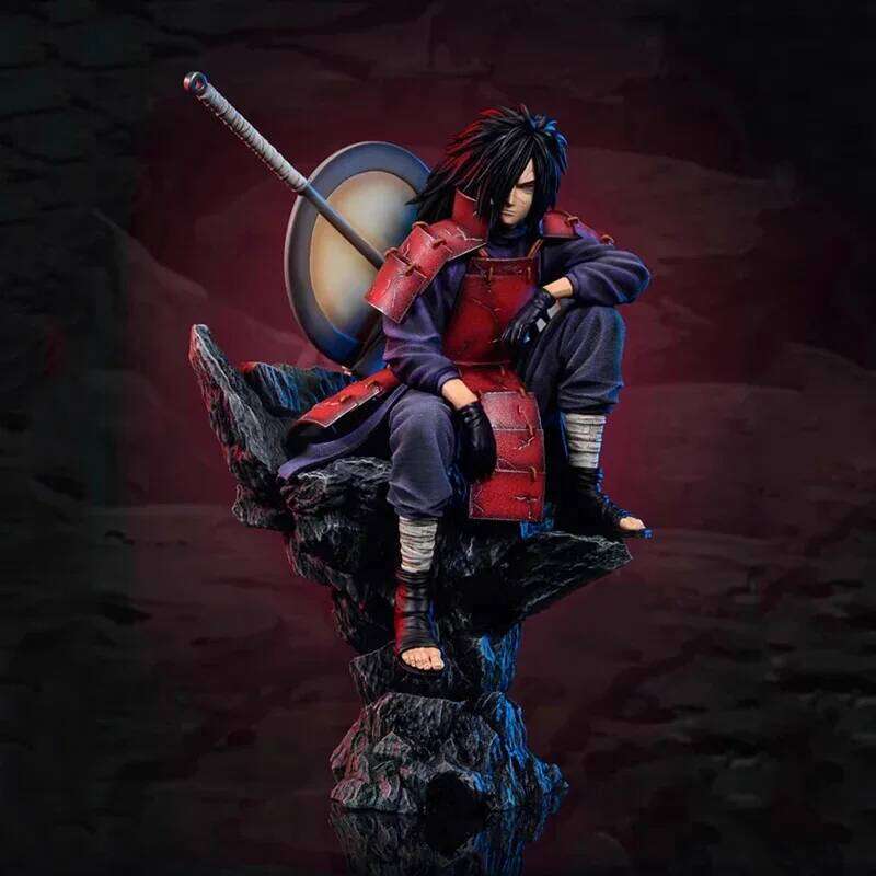 28cm Anime Action Gk Uchiha Madara Figures Pvc Collection Model Peripheral Toys Desktop Decoration Toy For Kids Gifts Y260128