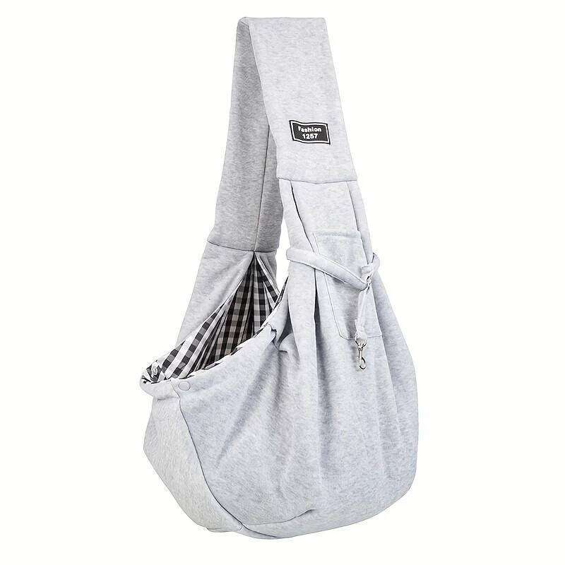 Sling Carrier Pet Shoulder Crossbody Bag, Portable Hands Free Double Sided Dog Travel Bag For Outdoor Supply 26H0130