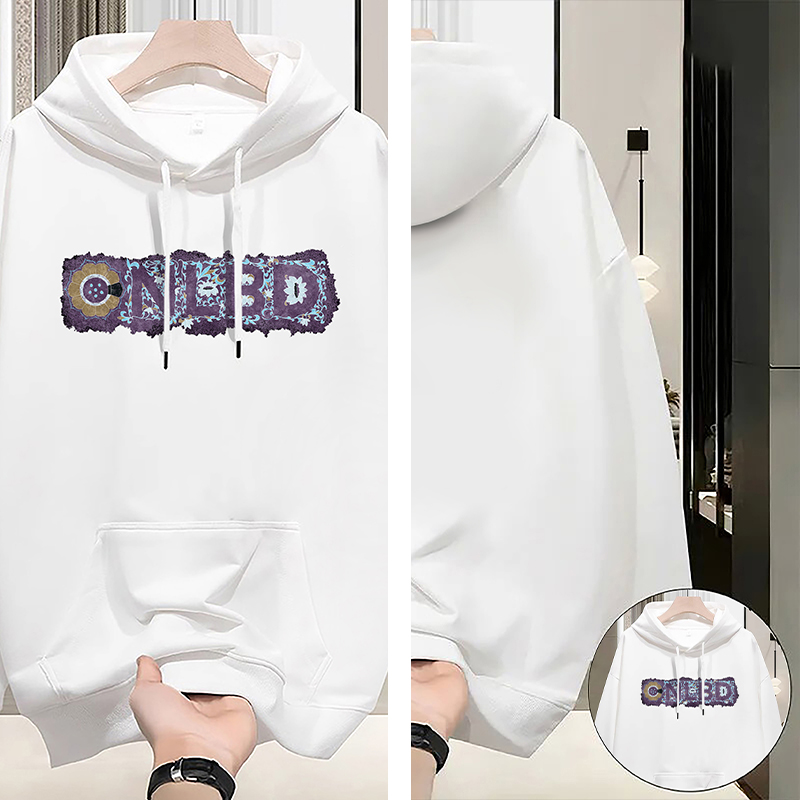 Men's Hoodie Street Retro Chinese Style Pullover Hooded Sweatshirt