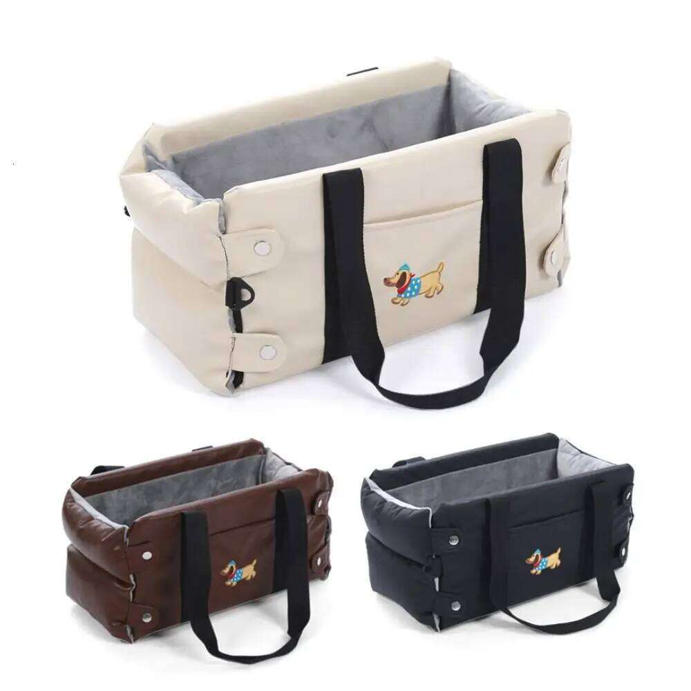 PU Leater Luggage Multifunction Cute Pet Car Safety Seat Convenient Large Capacity dog house Central control car 26H0130