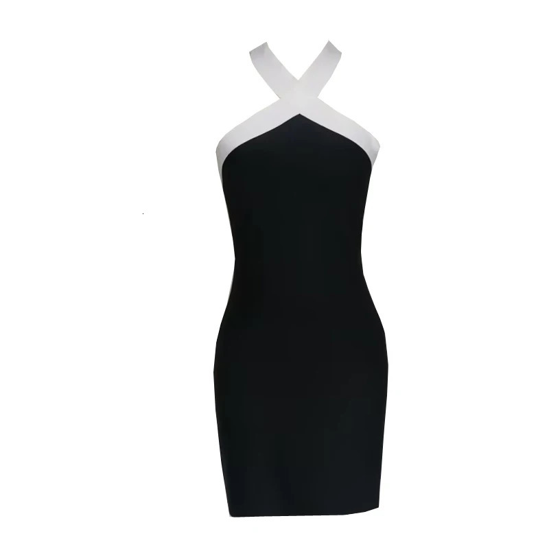 Hashupha Mini Bandage Dress Now Womens Backless Strapless Sleeveless Sexy Elegant Bodycon Celebrity Evening Party Dresses 260127