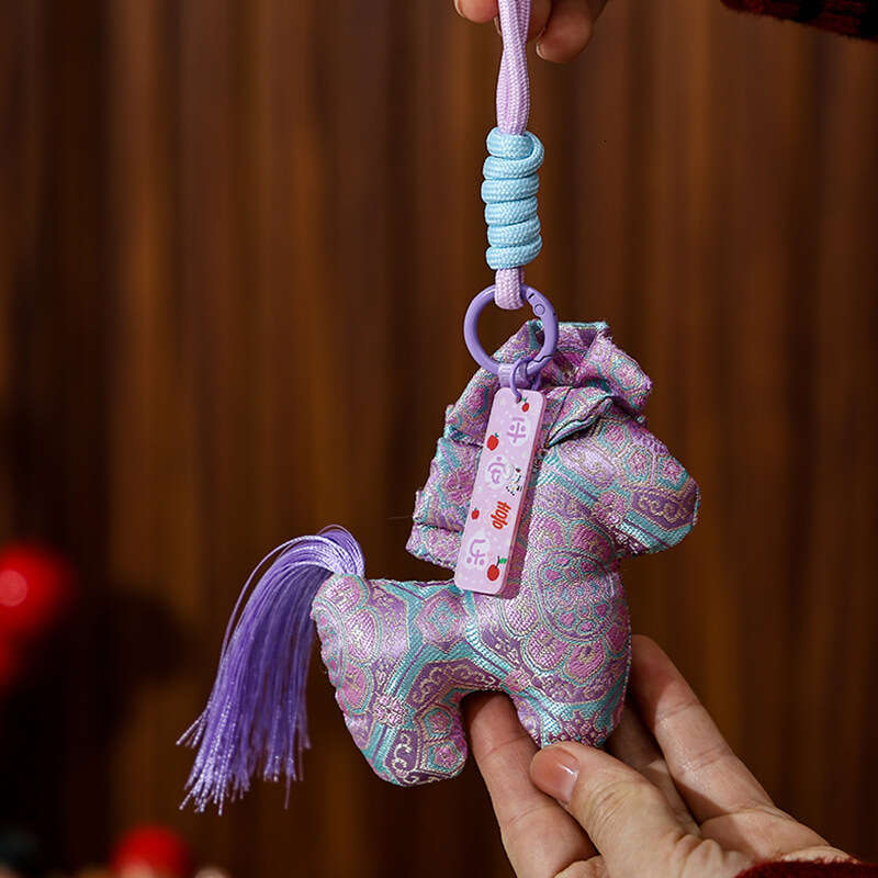 2026 of the Mascot Zodiac Cute New Year Gift Little Horse Ancient Style Bag Car Pendant