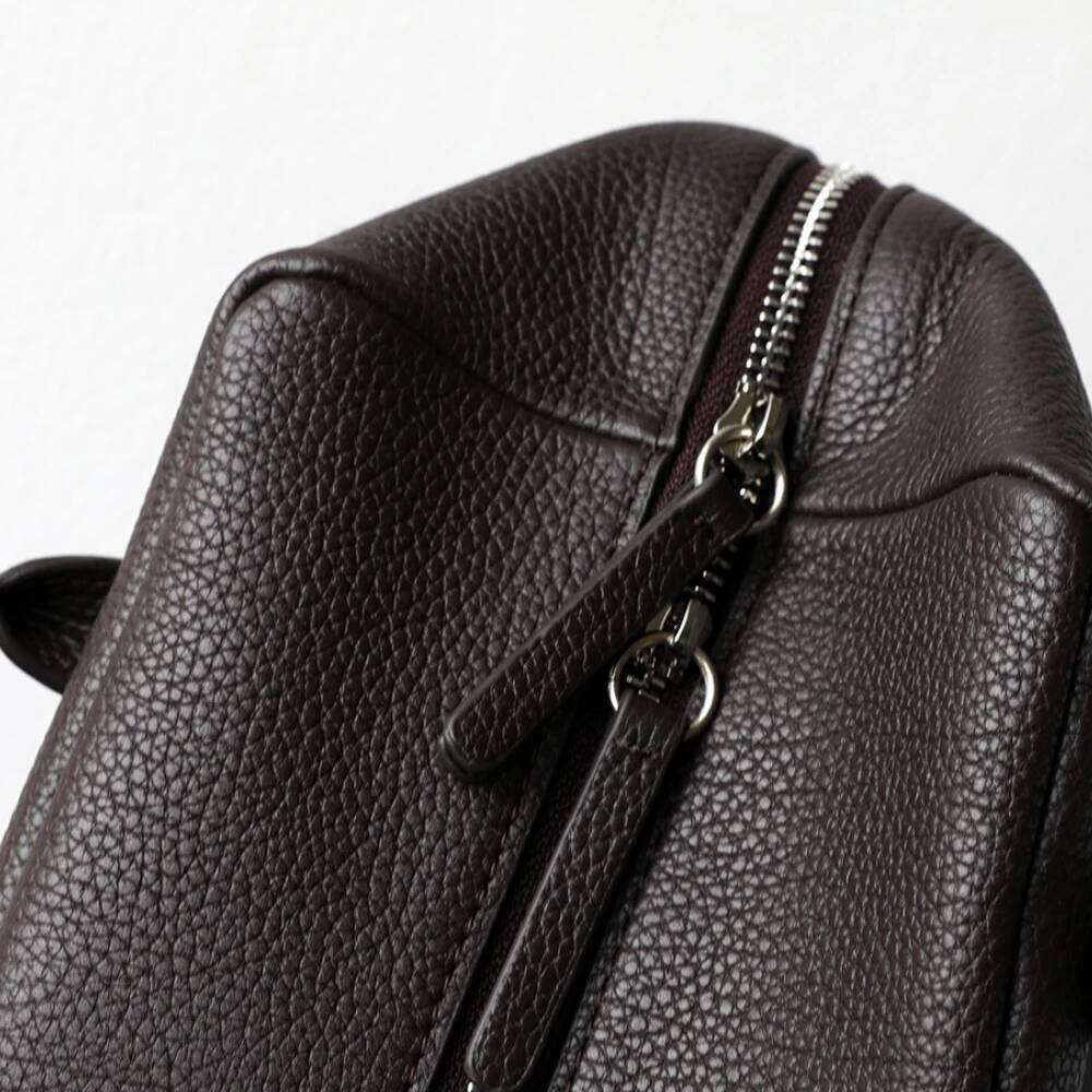 Motingsome Genuine Leather Bag Woman Luxury Designer Bags Niche Cowhide Underarm Bowling Tote Minimalist Shoulder Handbag 2025