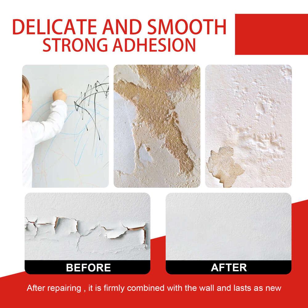 JUE-FISH 300g Home Wall Renovation Graffiti Cover Waterproof Mildew Crack Repair Paste S260130