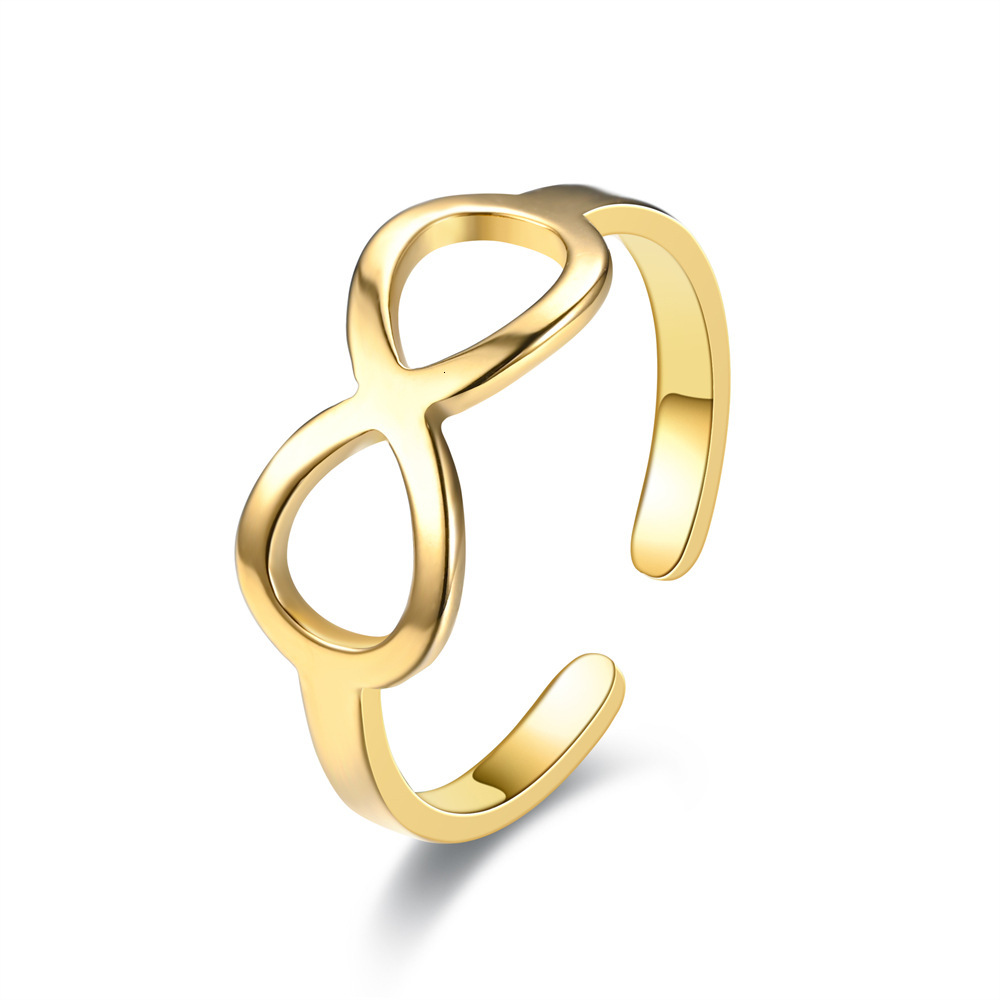 New Product Cut Hollow Open Four-Leaf Clover Arrow Ring Source Manufacturer Bulk Discount