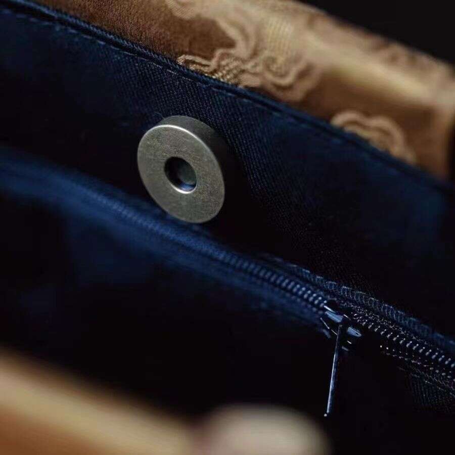 New Arrivals Silk Knot Cheongsam New Chinese Style Retro Hanfu Bamboo Handle Handbag For Women IN Evergwish