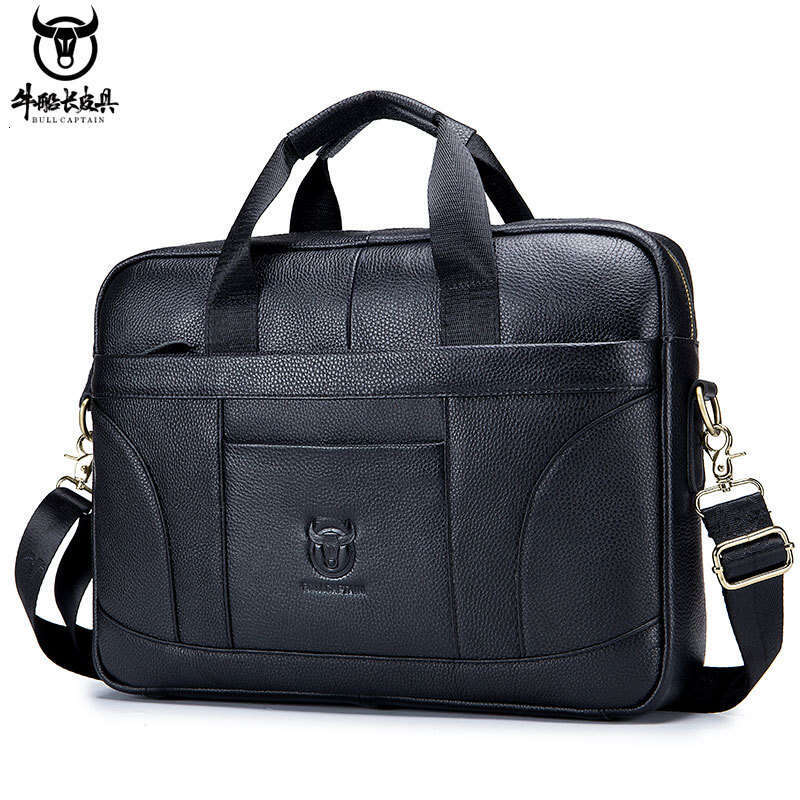Luxury Shoulder Backpack Handbag Wanderer Captain Cowhide Top Men's briefcase Large Capacity Business Leisure Retro Leather Shoulder Crossbody Ba