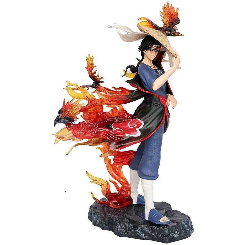 2026 New Hot Naruto Clan GK Statue MRJ Uchiha Itachi Figure Decoration Ornaments PVC Model Doll Gift Toys Y260128