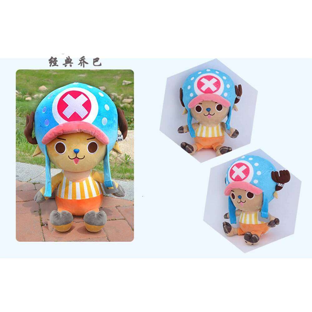 25-30cm Genuine Anime Classic Tony Chopper Plush Doll Cartoon Stuffed Toys Throw Pillow Children Birthday Gift Y260128
