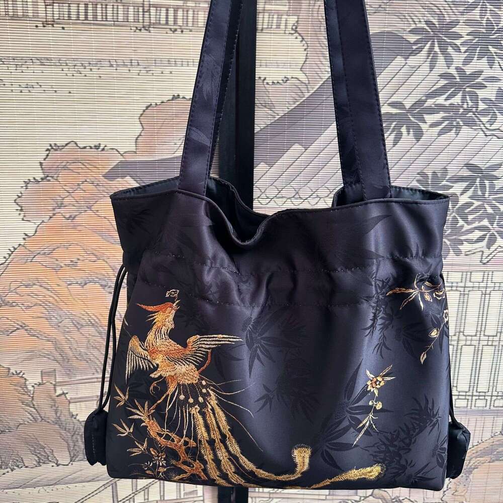 Phoenix Yu Fei Autumn Xiangyun Silk High-Value Single Shoulder New Chinese Bag For Women Han Element Ancient Style Handbag Evergwish