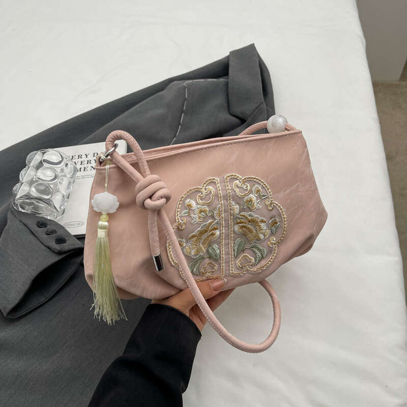 Ancient Chinese Silver For Women New Trendy Summer Crossbody Relaxed National Style Underarm Cloud Bag SHANGFANNI