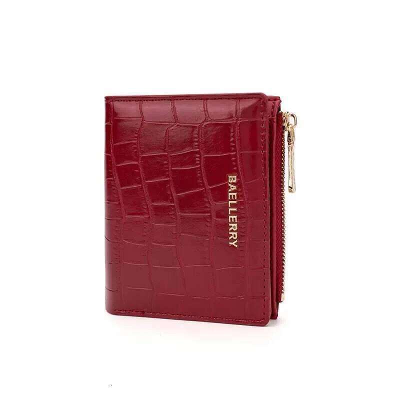 Women Short 2025 New Korean Style Letter Buckle Coins Purses Card High Quality Wallet Luxury Carteras Para Mujeres Z260130