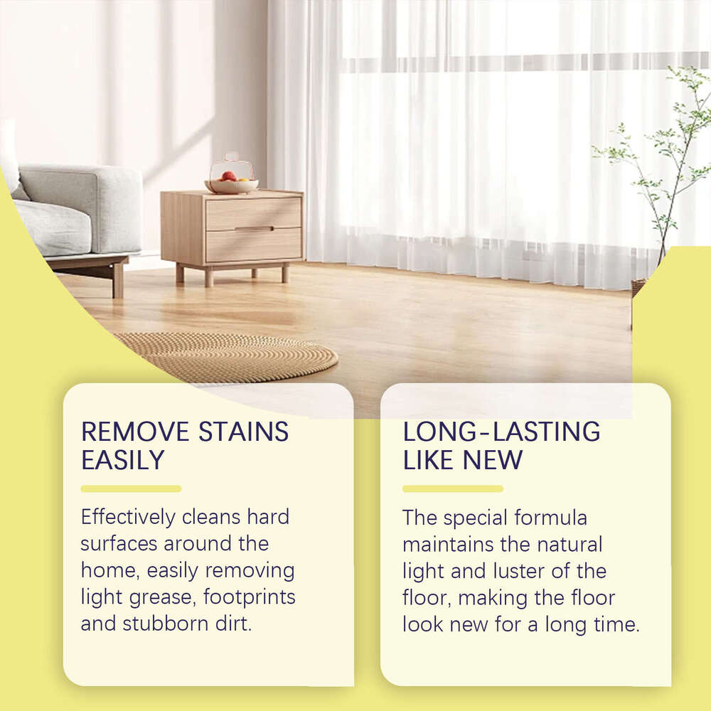 Jue-Fish Fly-Proof Cleaner Cleans Floor Stains, Fly-Proof, Odor Removal, Fresh Scent, Shiny and Non-Slip S260130