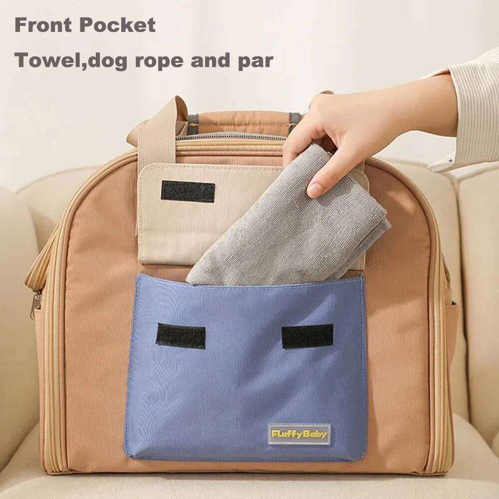 Multifunctional Cats and Dogs Comfortable Breathable Shoulder Bag Pet Carrier Dog Backpack Puppy Handbag Weight4KG 26H0128