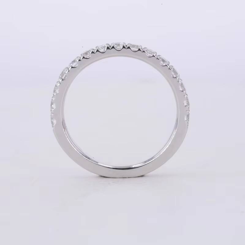 21MM DEF VVS VS Round EX Cut Lab Diamond Jewelry Starsgem Wedding Eternity Band 10K 14K Gold HPHT CVD Diamond Ring