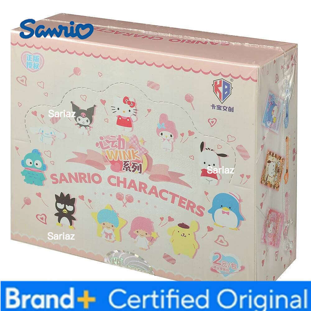 Sanrio Genuine Polaroid Family Heartbeat Wink Life Diary HelloKitty Pink Cute Collection Card Toys Gifts Ready to sh H260130