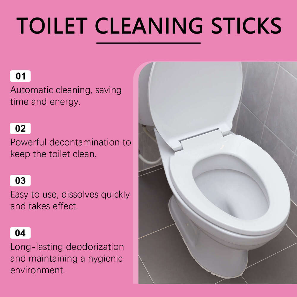 Jue Fish Multi-Functional 112g Clean Odor Stains Urine Scale Multi-Effect Cleaning Toilet Stick S260130