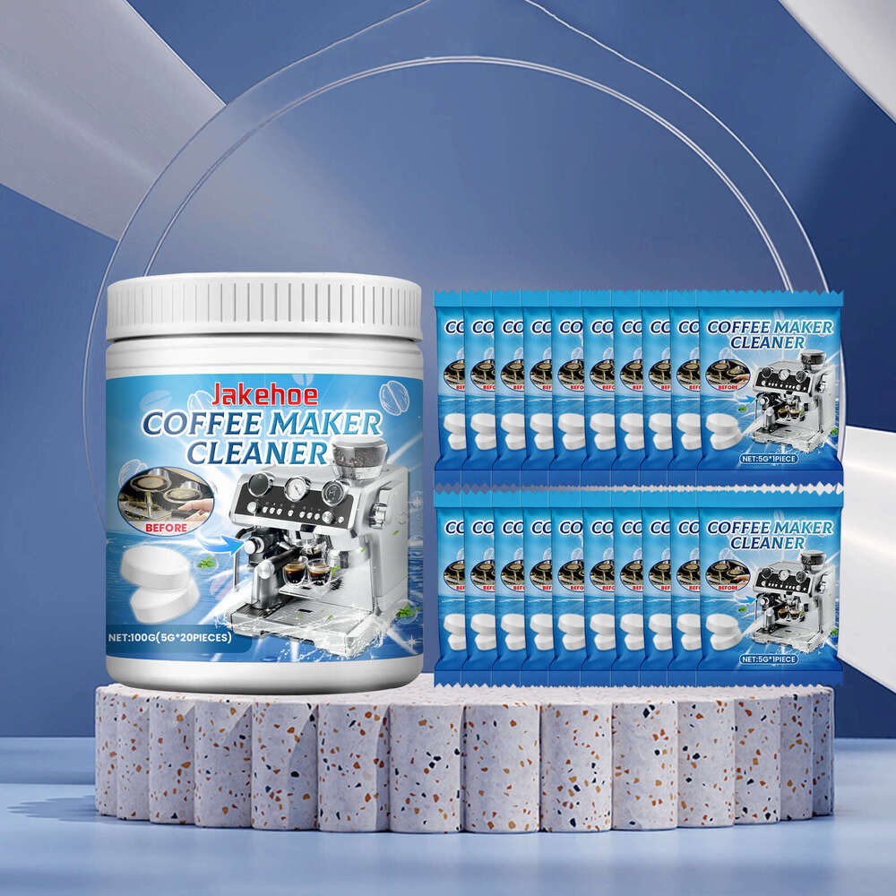 Jakehoe Machine Filter Screen Brewing Group Head Pipeline Coffee Cleaning Stain Removal Tablets S260130