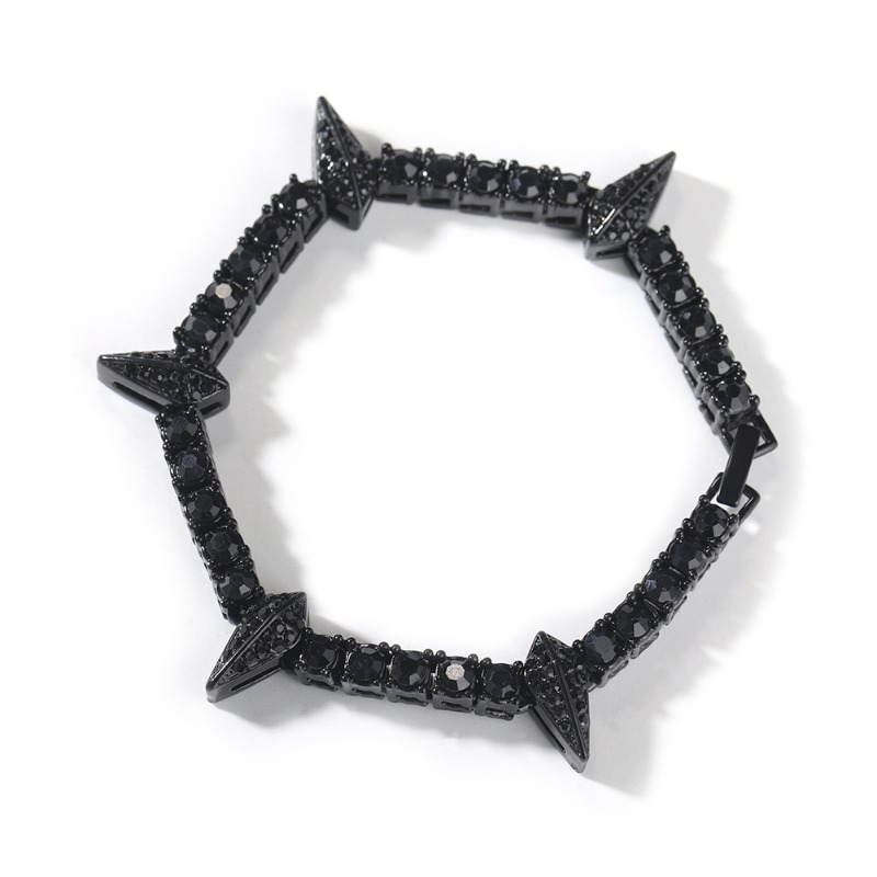 Jewelry Bracelet Hip Hop Alloy Rhinestone Panther Bracelet Premium Minimalist Unisex Design Adjustable Trendy Fashion Accessory for Men and Women